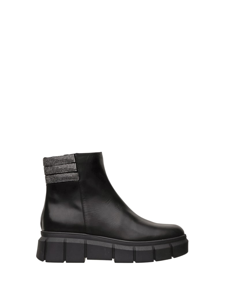Ninalilou Ninalilou Black Snow Ankle Boot - NERO