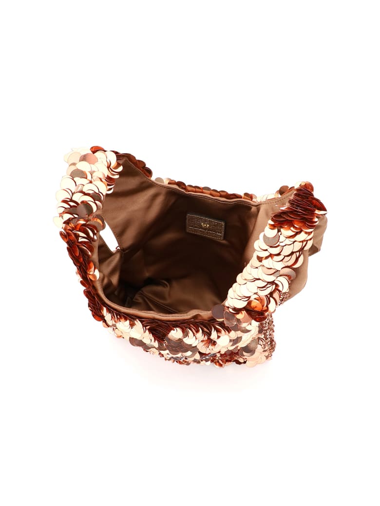 Anya Hindmarch Anya Brands Twix Sequins Mini Tote Bag - ROSE GOLD (Metallic)