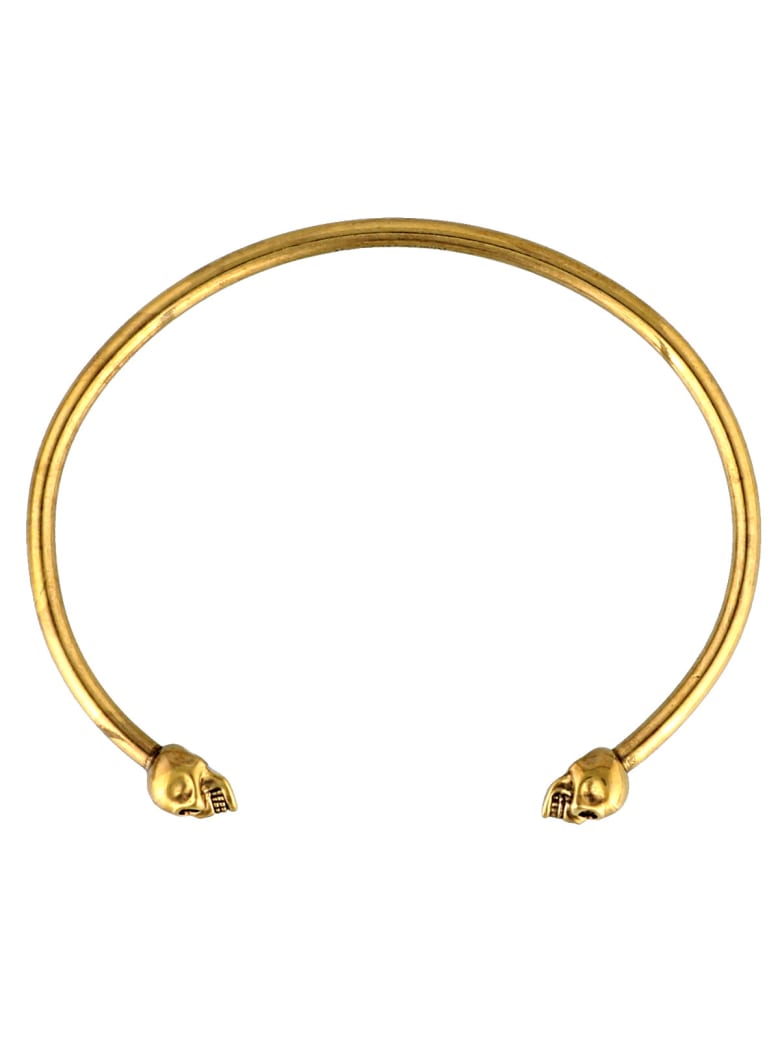 alexander mcqueen gold bracelet