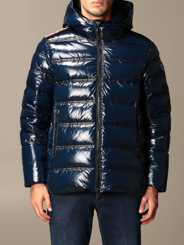 Rossignol Jacket Cesar Sh Rossignol Down Jacket In Shiny Nylon - Blue
