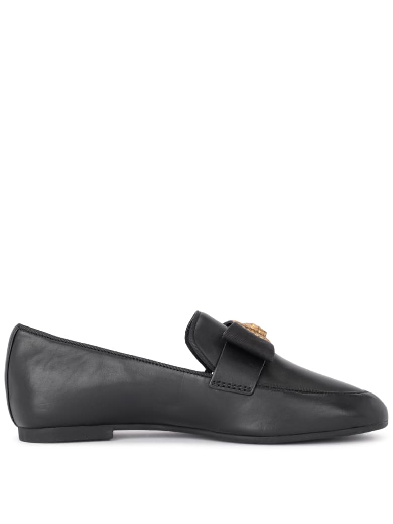Michael Kors Rory Black Leather Loafer | italist, ALWAYS LIKE A SALE