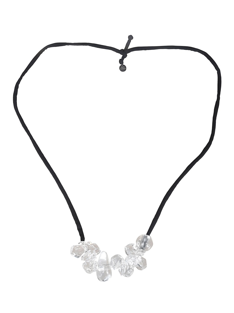 Maria Calderara Glass Detailed Necklace - Ice Crystal