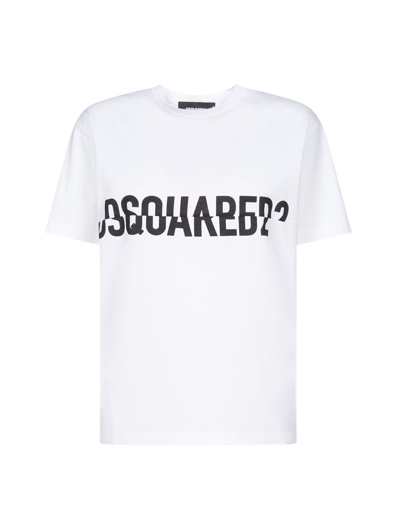 Dsquared2 Dsquared2 Short Sleeve T-Shirt - White - 11010386 | italist