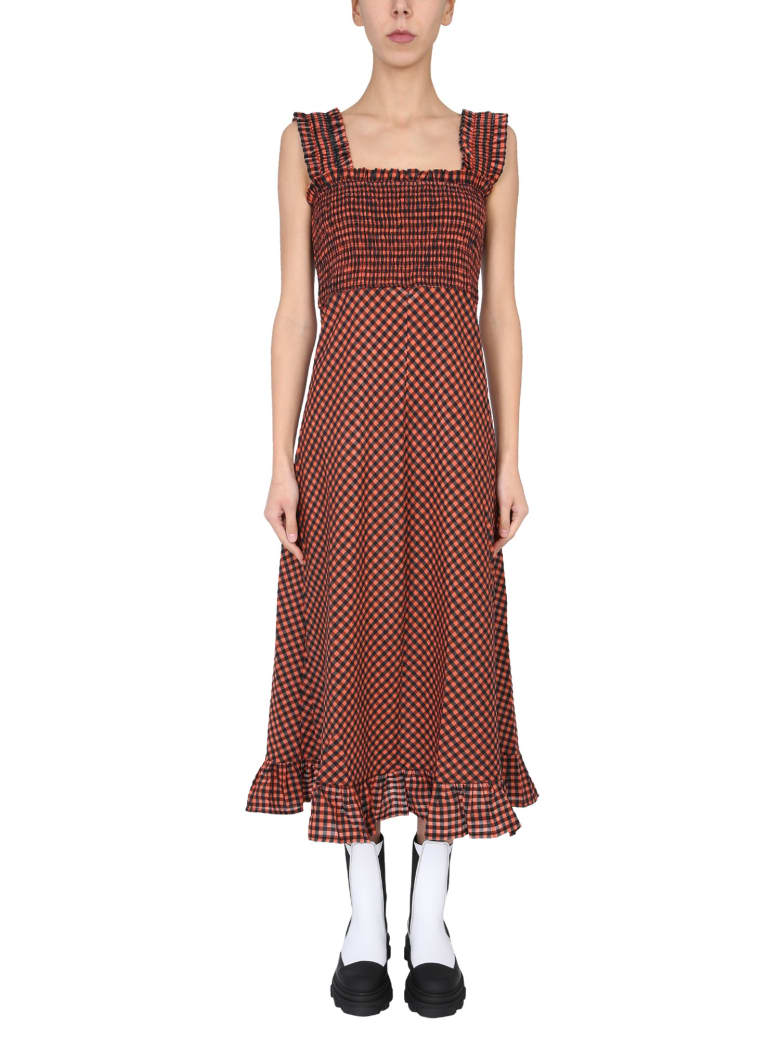 Ganni Long Dress - Rosso