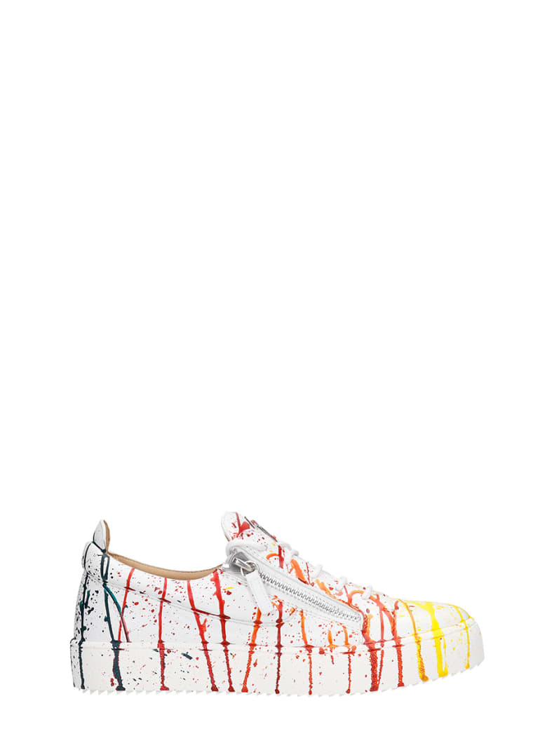 Giuseppe Zanotti Frankie Sneakers In White Leather