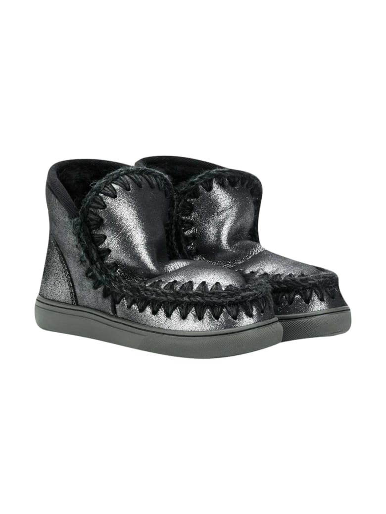 Mou Black Ankle Boots Ugg Kids