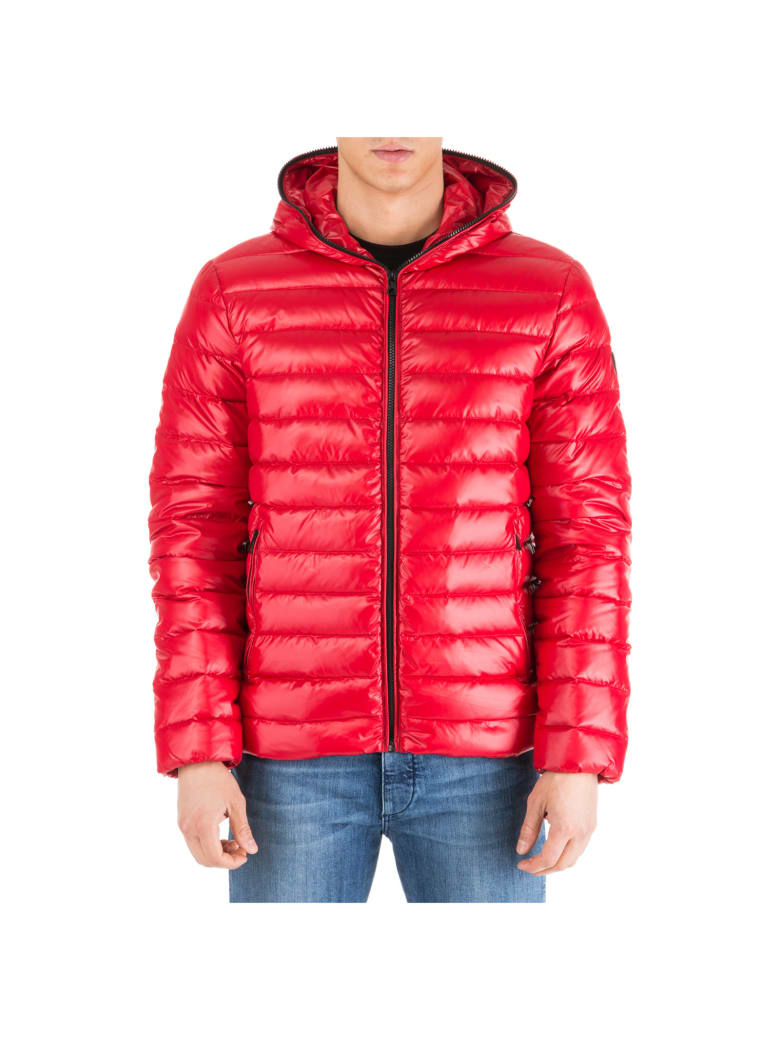 red ea7 coat