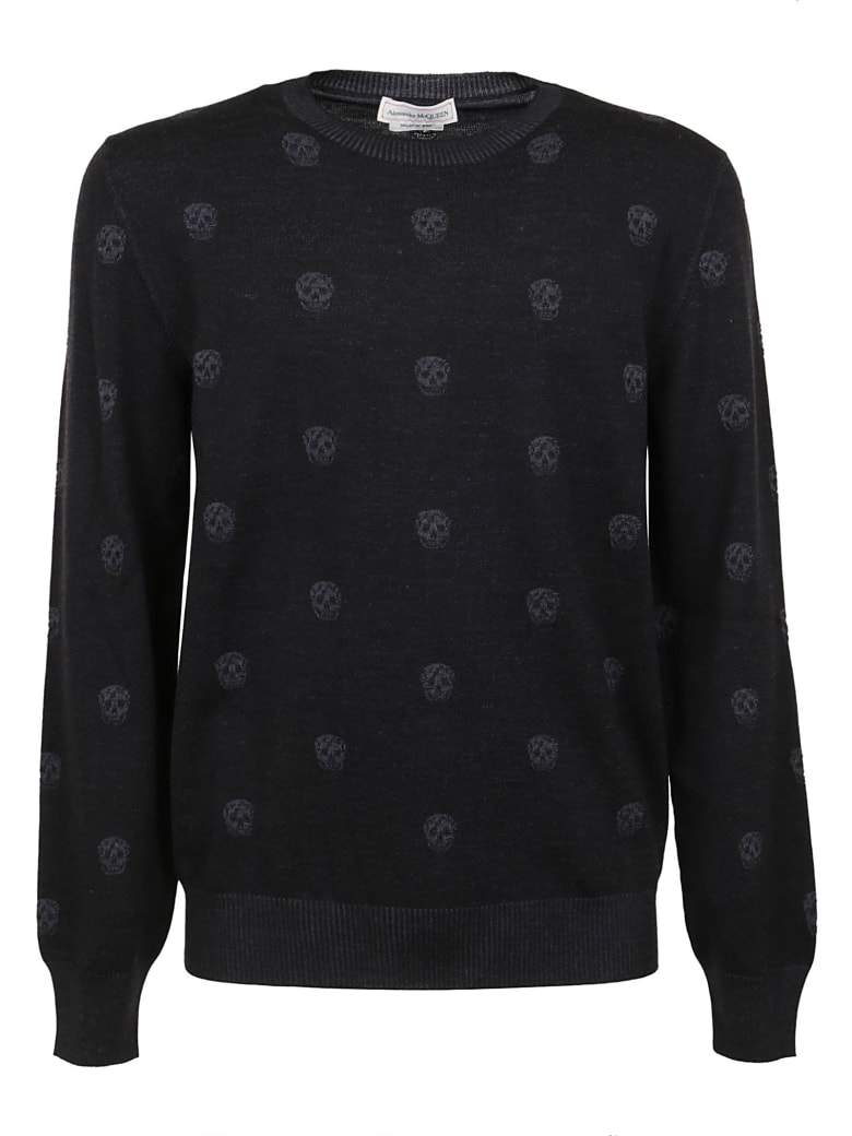 Alexander McQueen Crew Neck Pullover - Nero