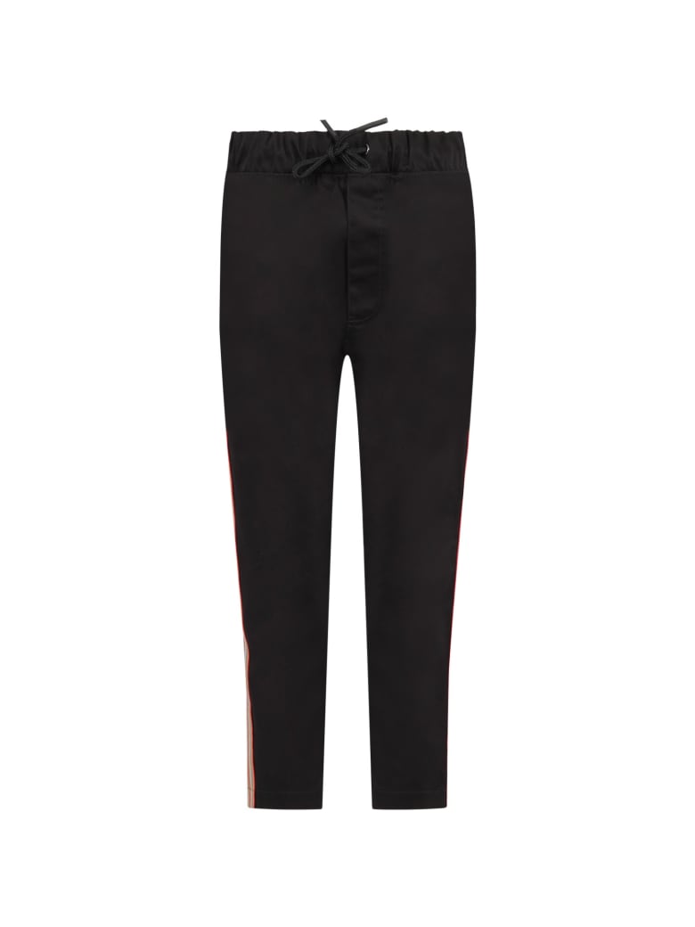 burberry black pants