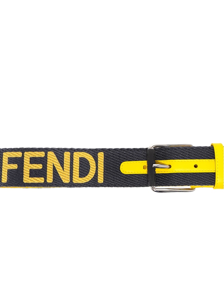 yellow fendi belt