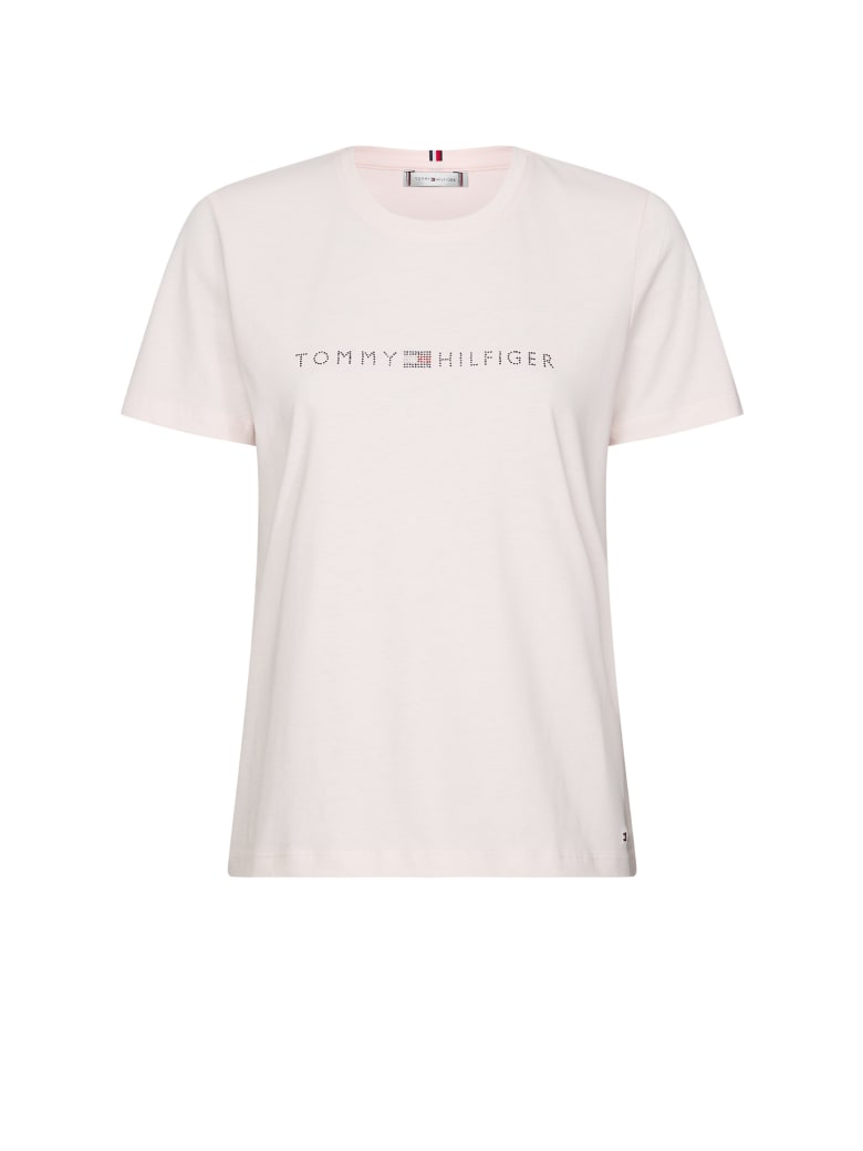 light pink tommy hilfiger shirt