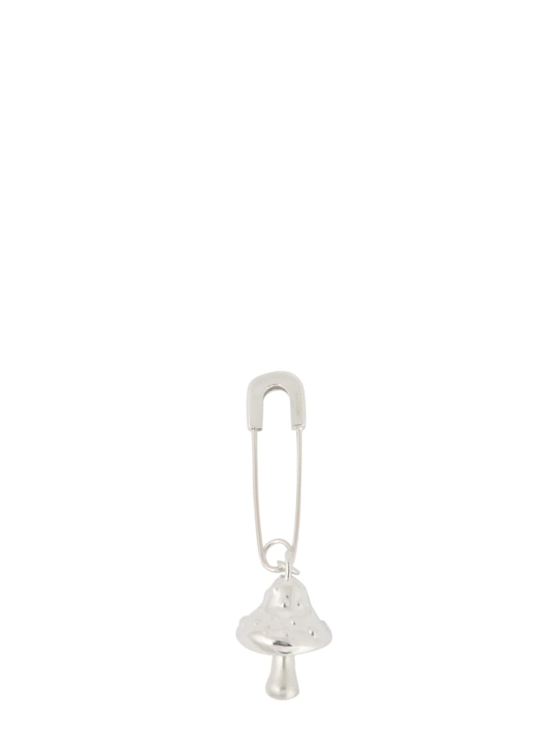 AMBUSH Earrings With Mushroom Pendant - ARGENTO