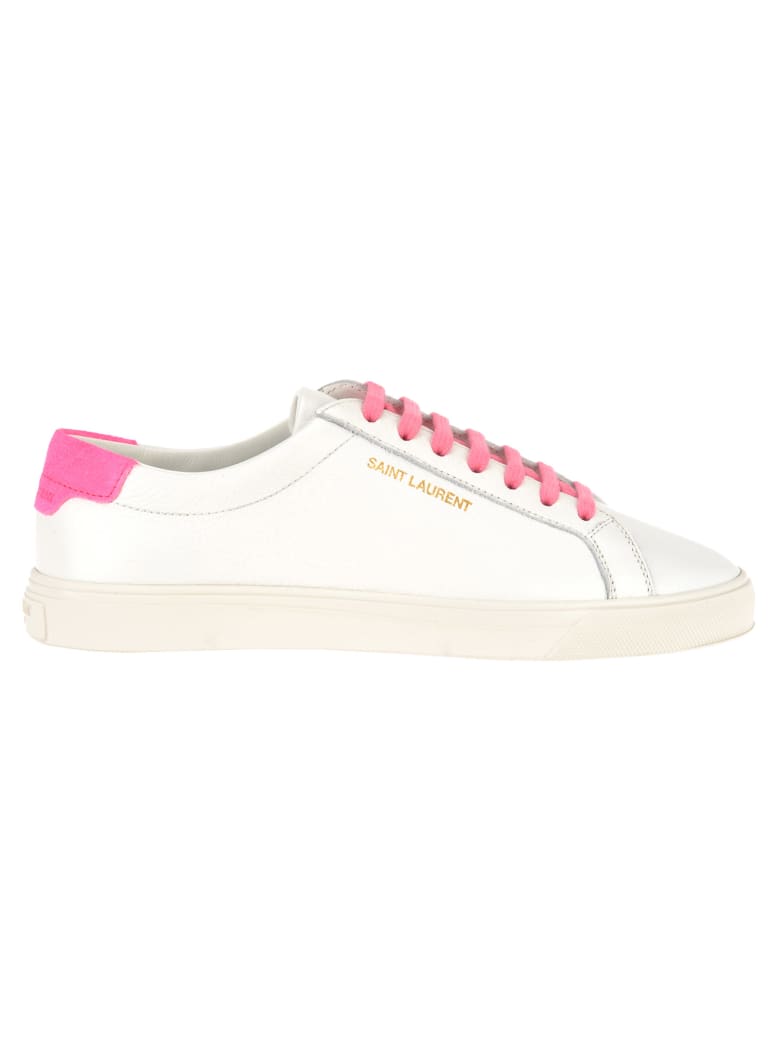 saint laurent andy sneaker pink