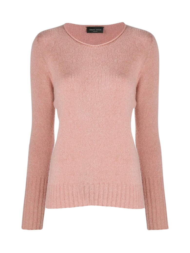 Roberto Collina Boat Neck Sweater - Rose