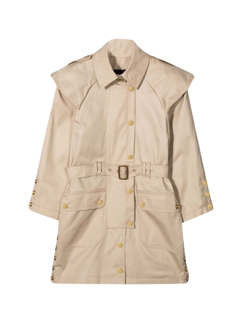 Balmain Beige Trench Coat Teen - Beige