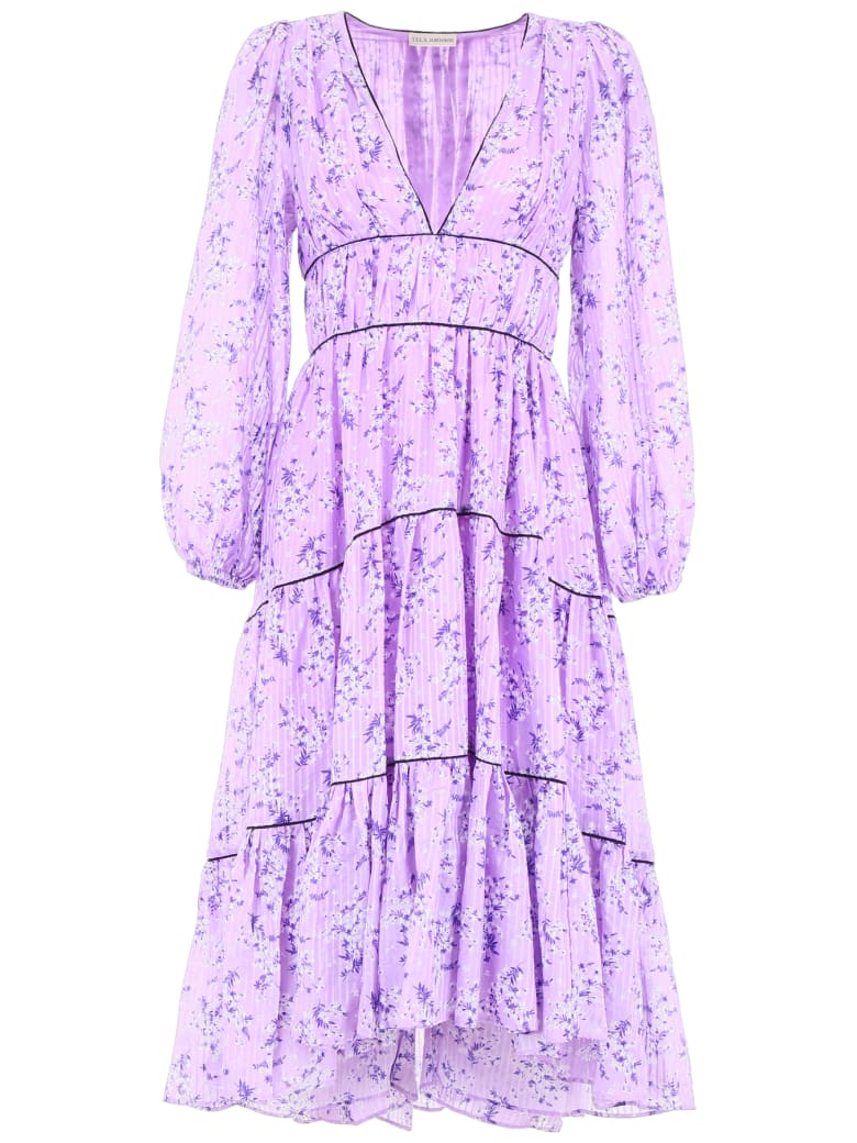 ulla johnson lavender dress