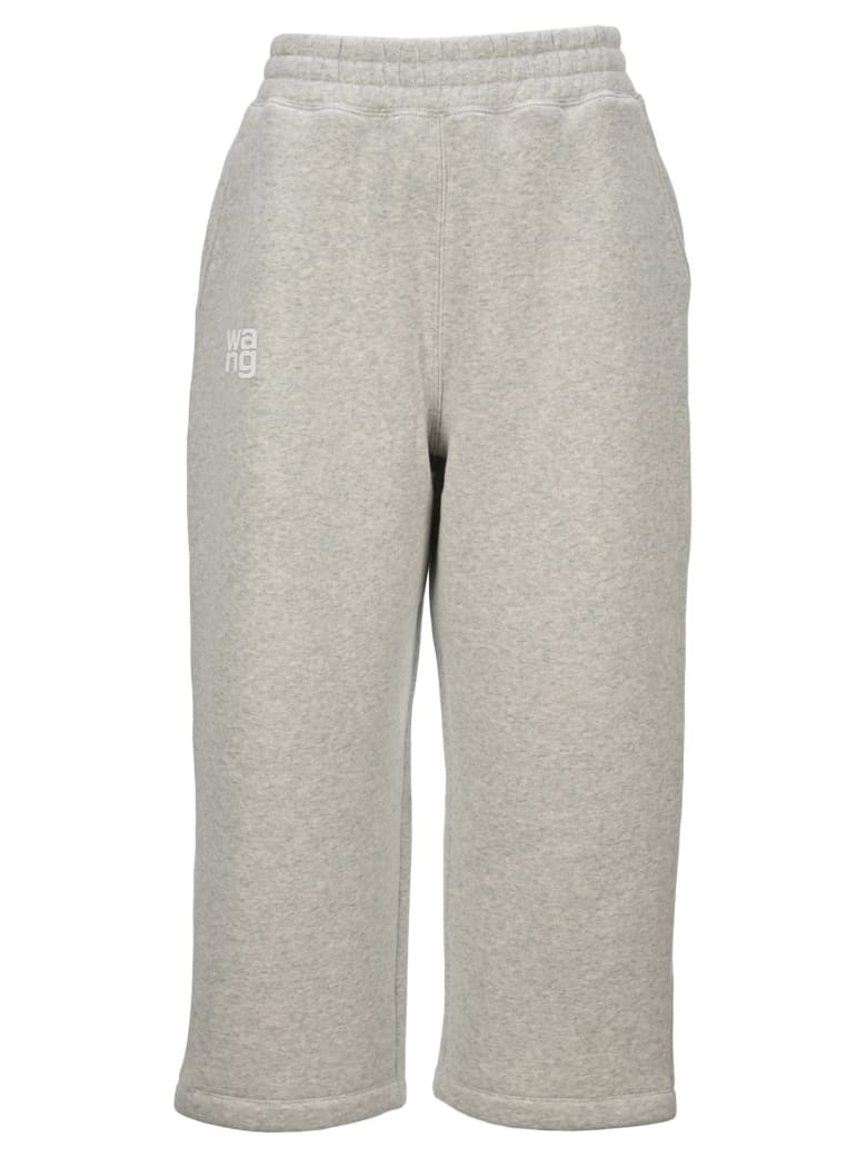 alexander wang logo track pants