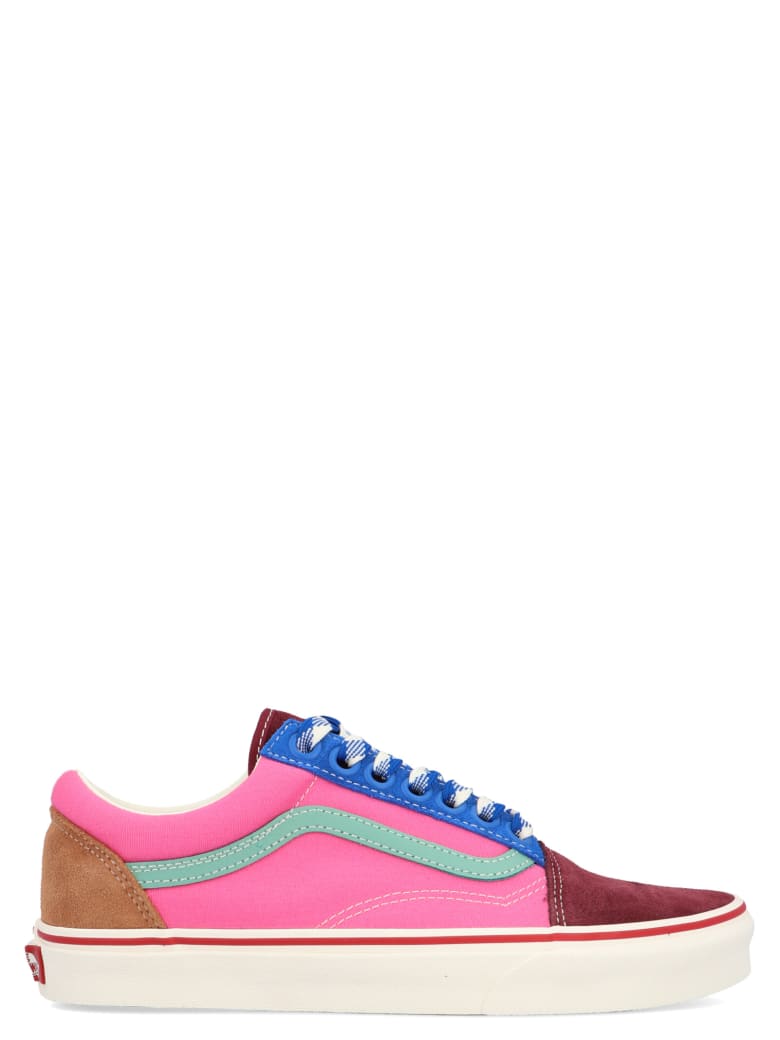 multi coloured vans shoes