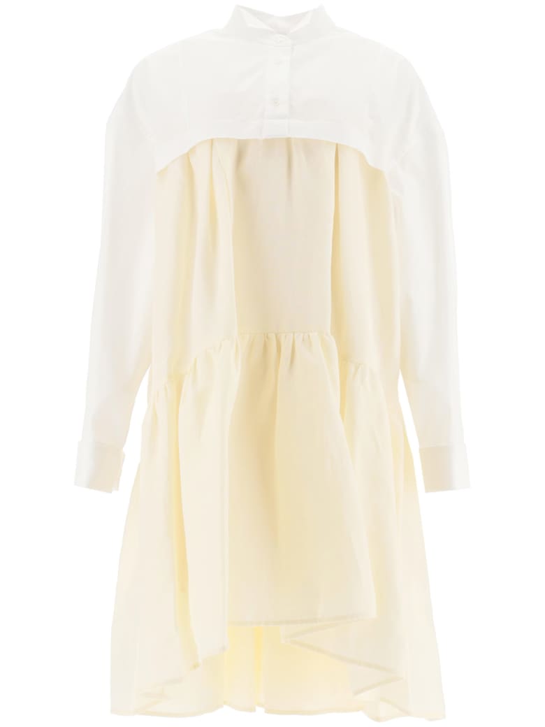 Marni Asymmetrical Dress - IVORY (Beige)