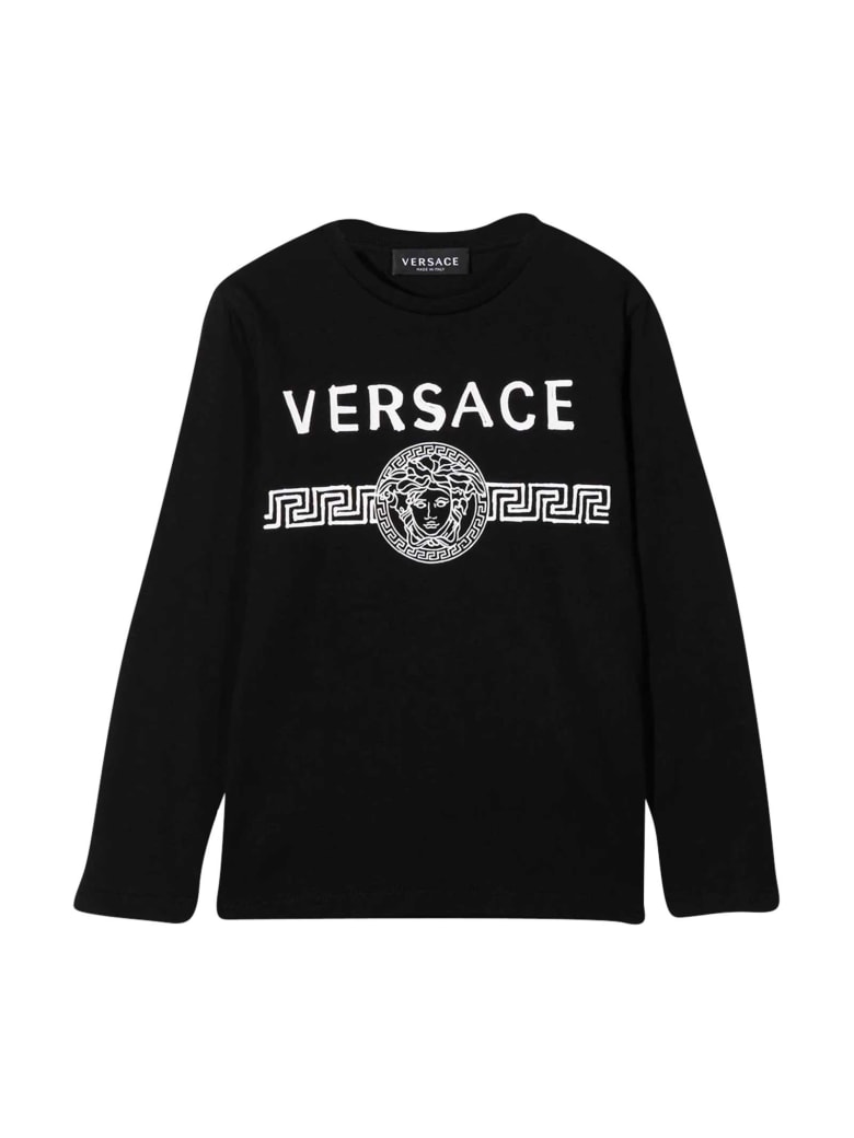 Young Versace Black T-shirt - Nero