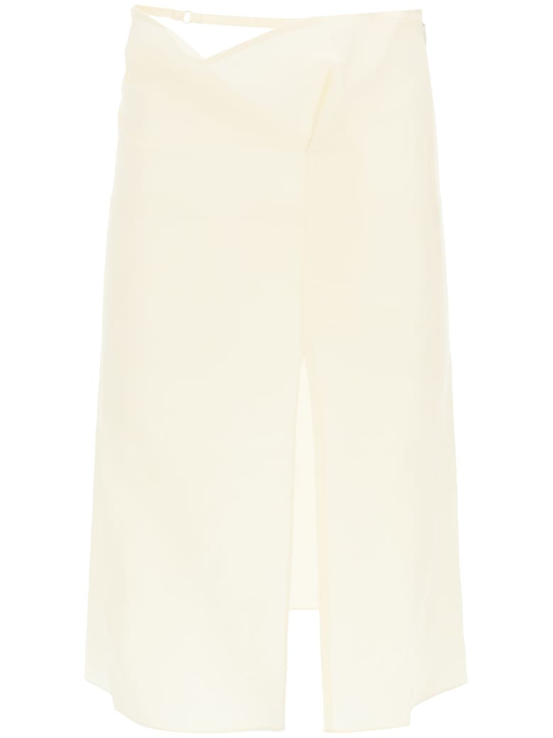 Jacquemus La Jupe Drap Skirt - LIGHT BEIGE (Beige)