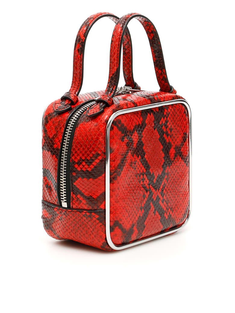 red square purse