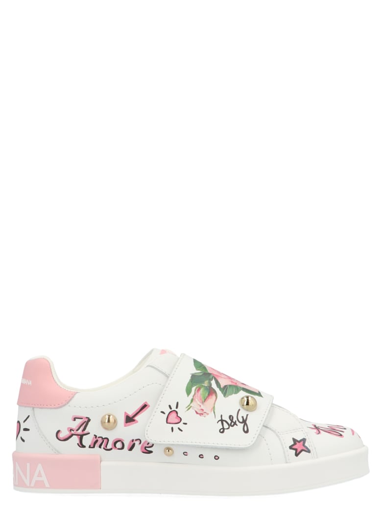 dolce gabbana rose sneakers