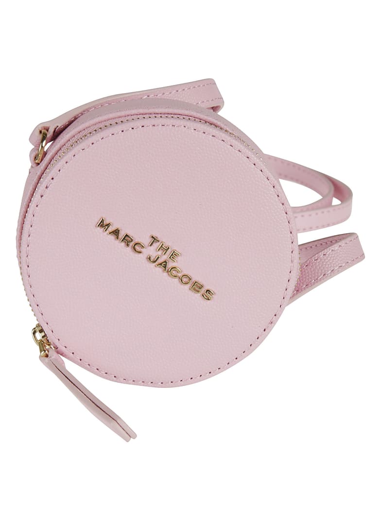 Marc Jacobs Zip-around Logo Plaque Shoulder Bag - Pink