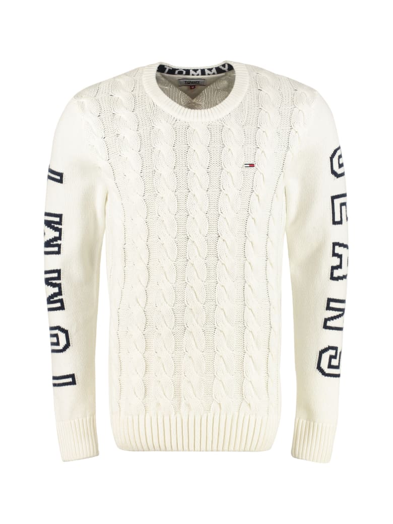 tommy jeans cable sweater