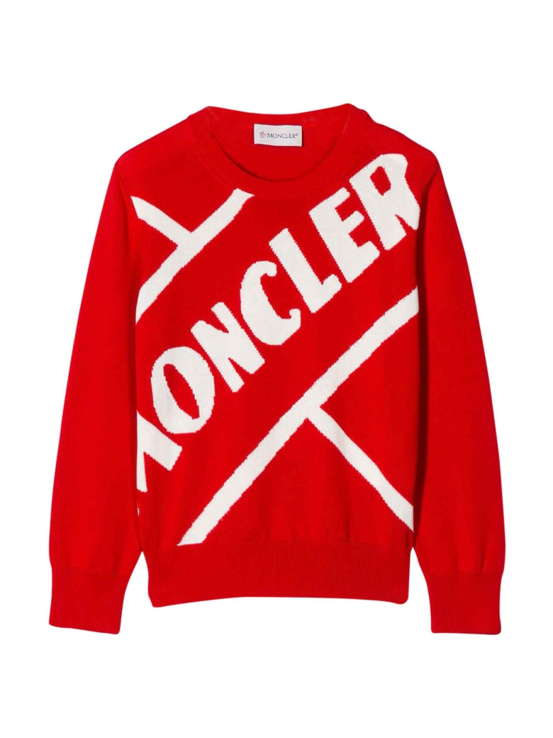 moncler sweatshirt red