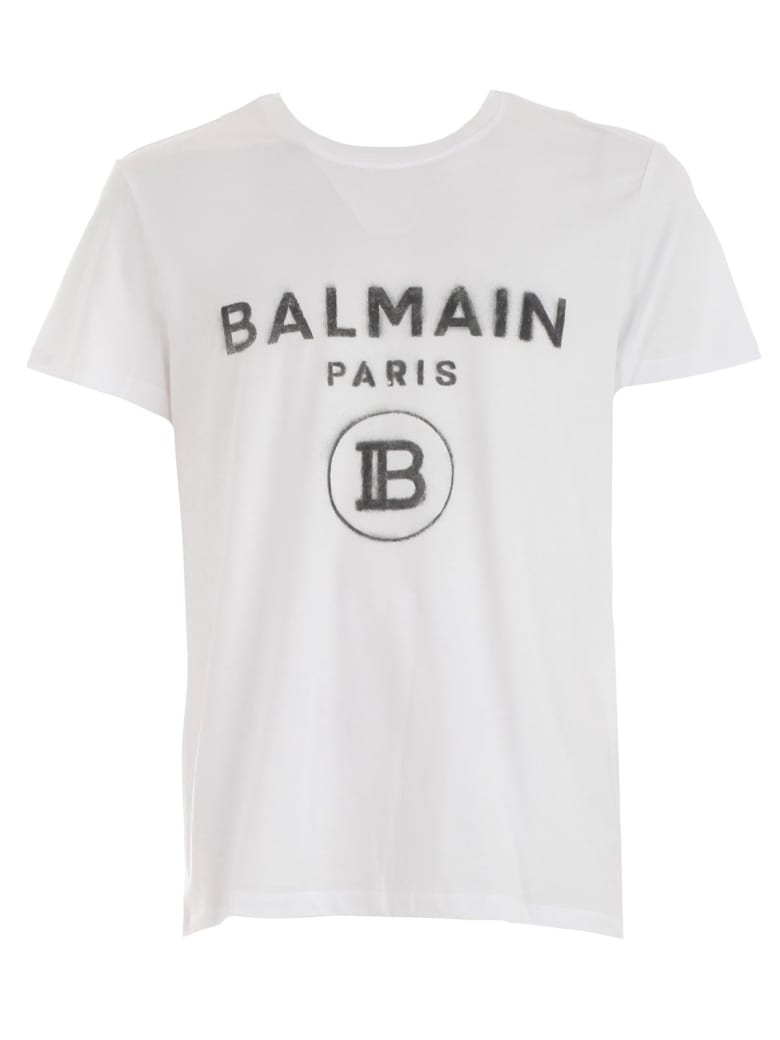 Balmain Balmain T-shirt S/s W/logo - Fa Blanc - 10996483 | italist