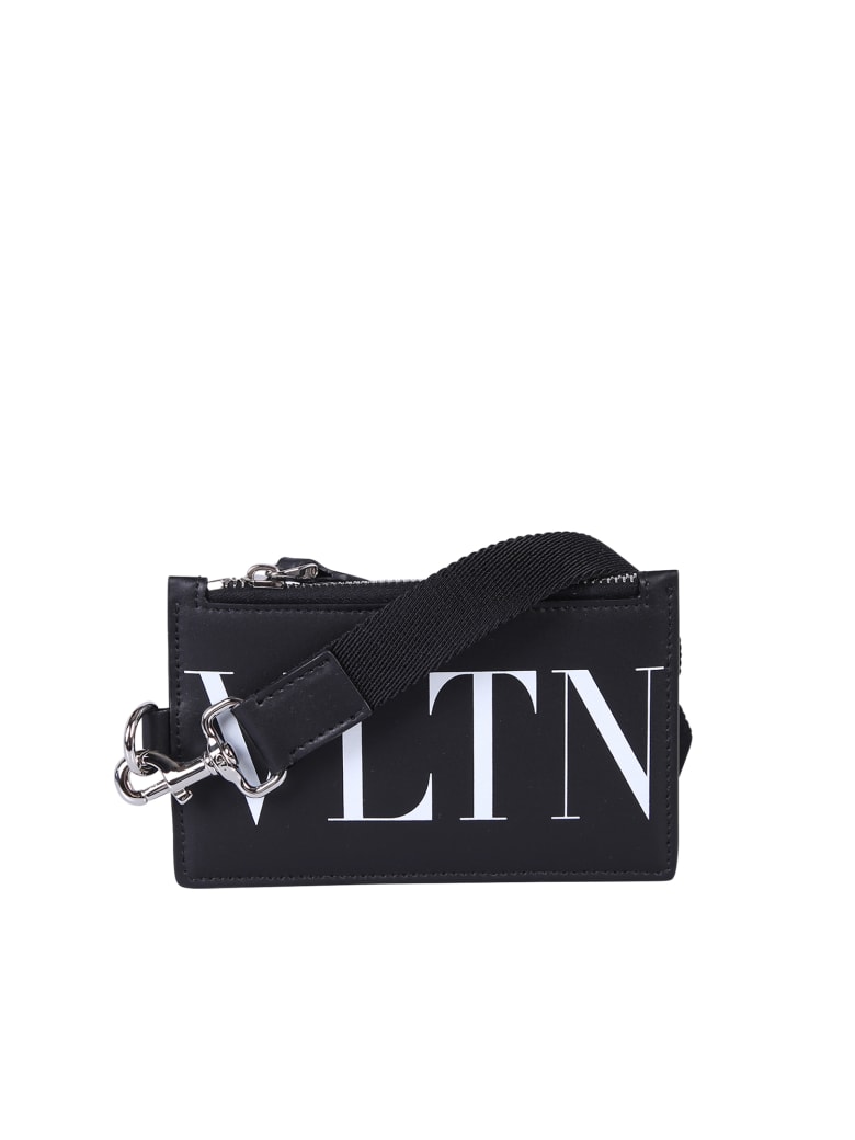 Valentino Branded Card Holder - Nero