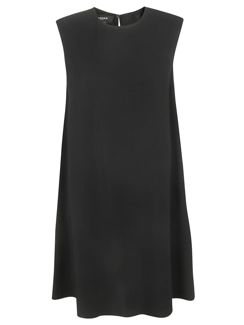 rochas black dress