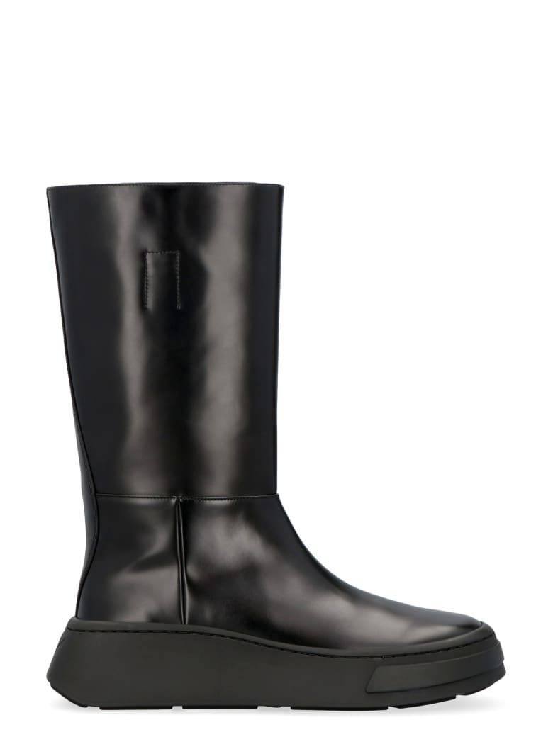 Prada Leather Boots - black