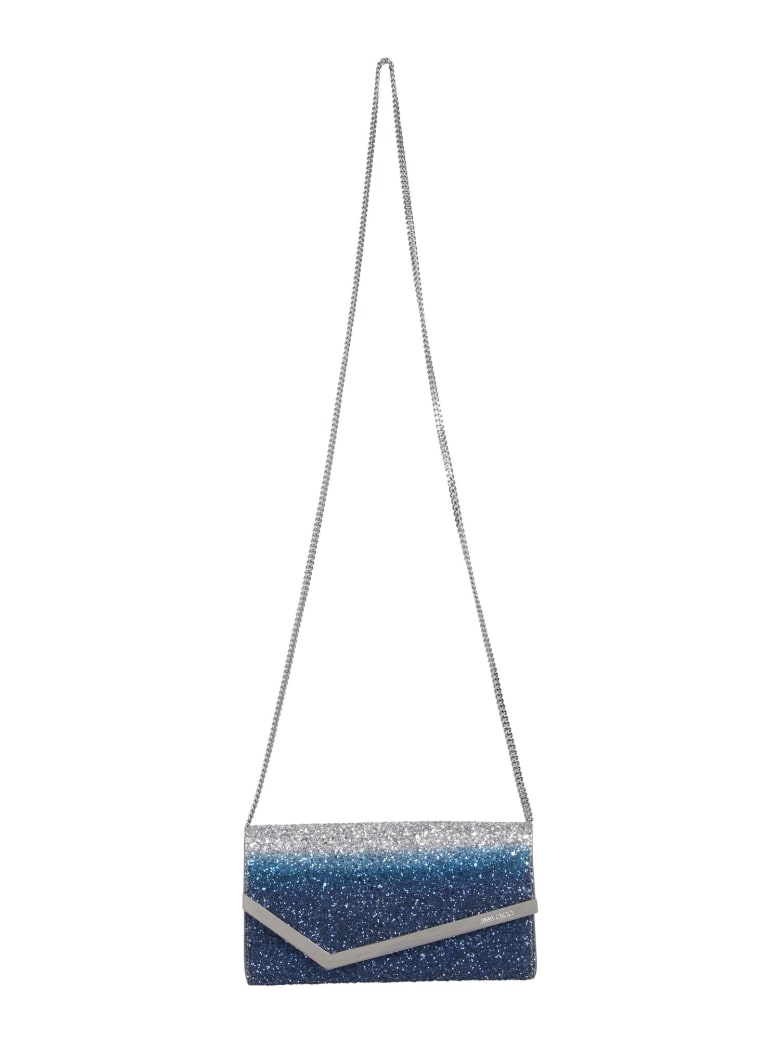Jimmy Choo Emmie Shoulder Bag - DENIM