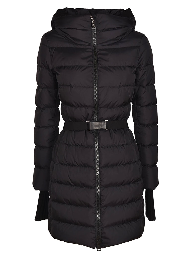 belted puffer jacket womens