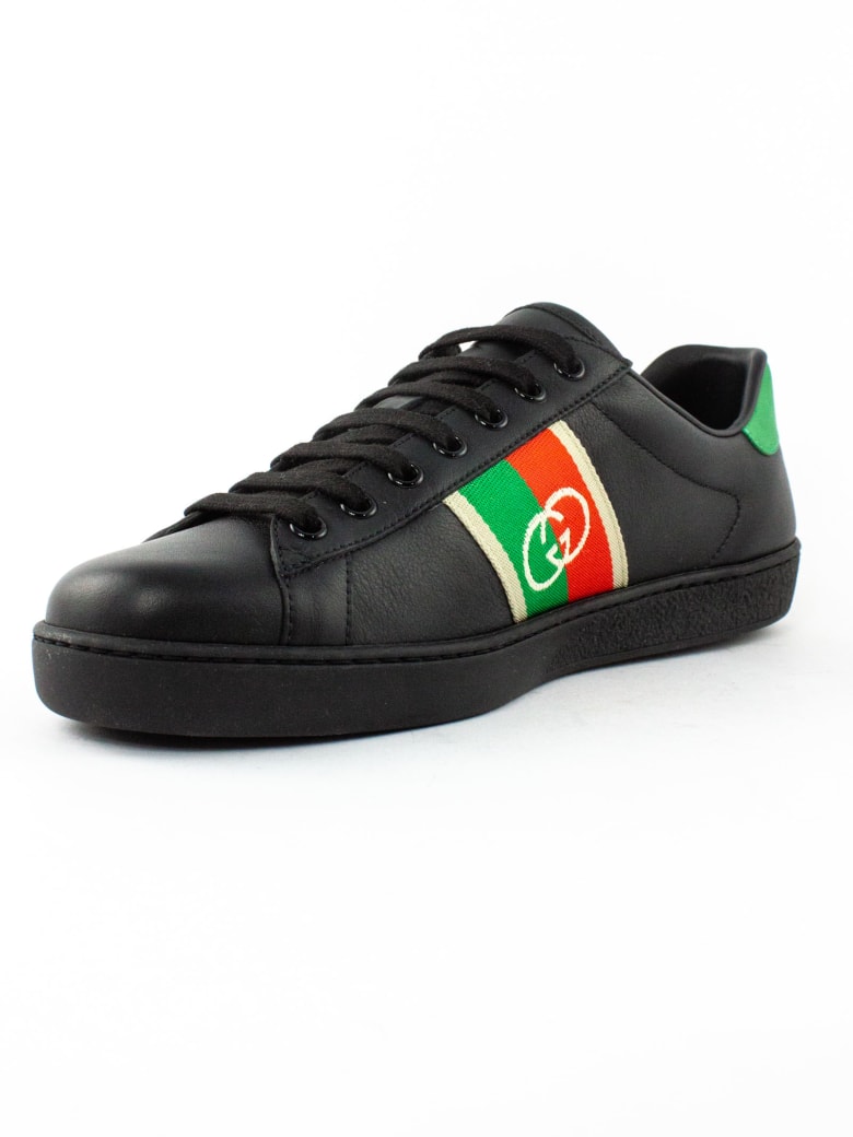 black ace gucci sneakers