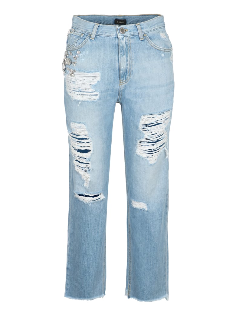 Pinko Maddie Embellished Jeans - Denim