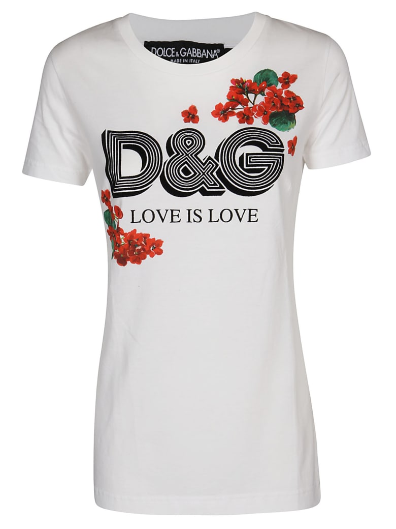 Dolce & Gabbana Dolce & Gabbana Short Sleeve T-Shirt - White - 10982613 ...