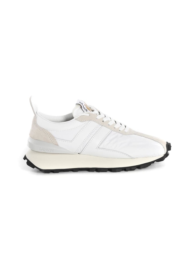Lanvin Nylon Bumpr Sneakers - White
