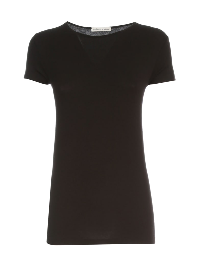 Stefano Mortari S/s Crew Neck T-shirt - Black