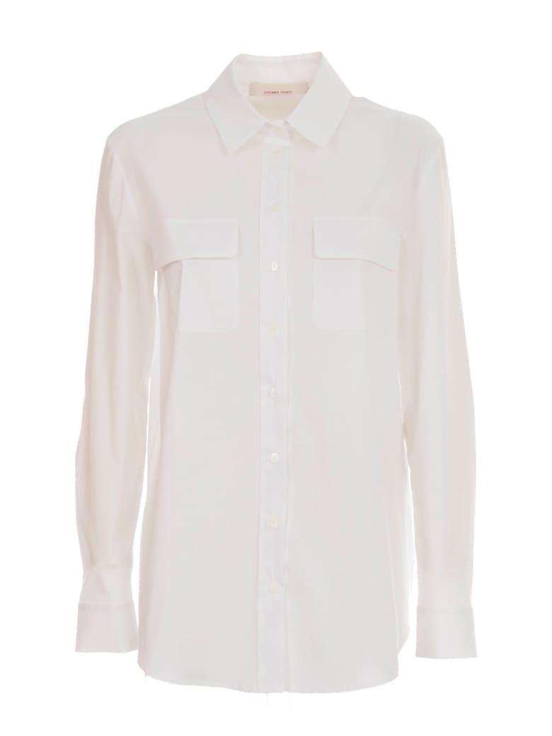 Liviana Conti Shirt L/s W/pockets - Bianco
