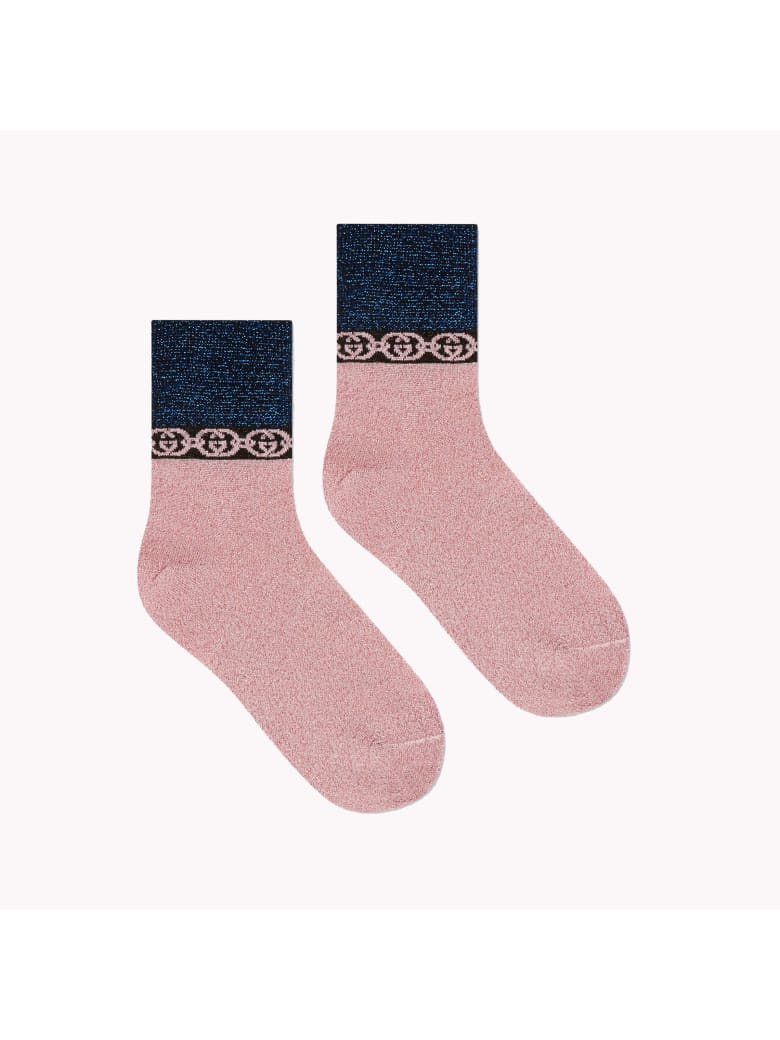 gucci pink socks