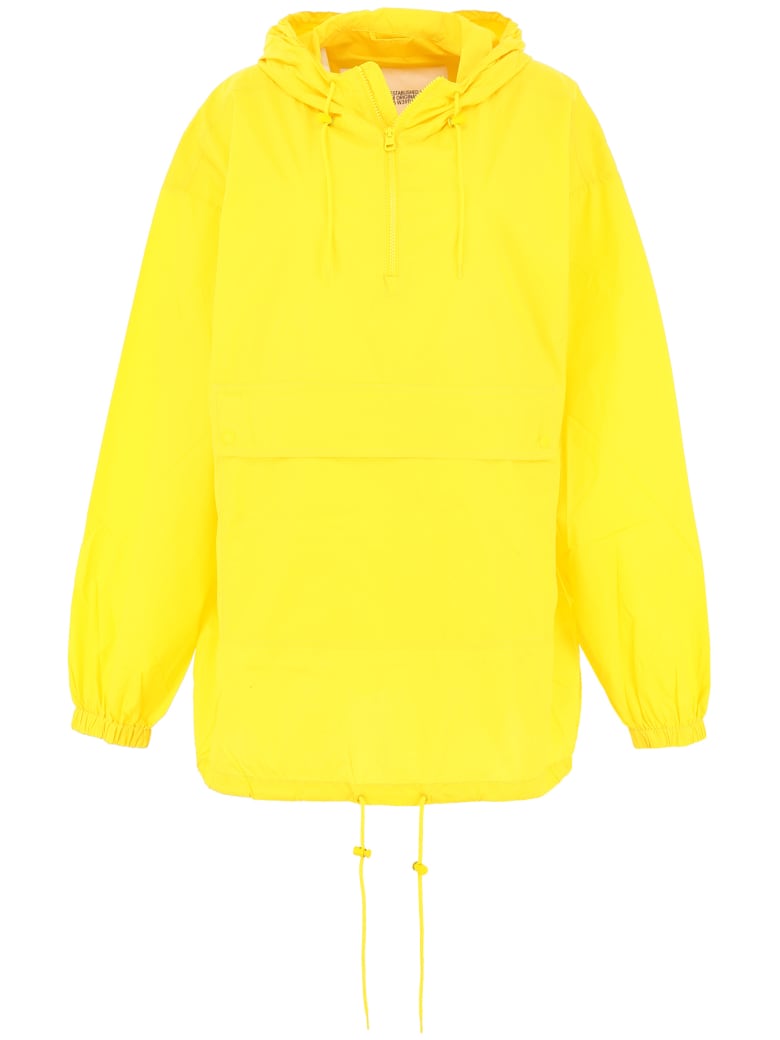 calvin klein yellow coat