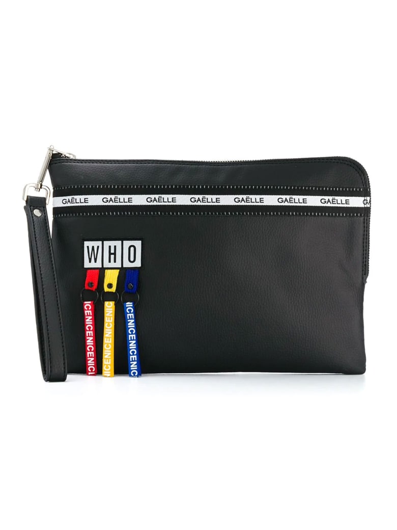 Gaelle Bonheur Black Clutch Paris Kids - Nero