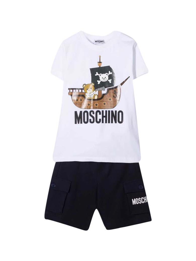 Moschino Outfit - Bianco/blu