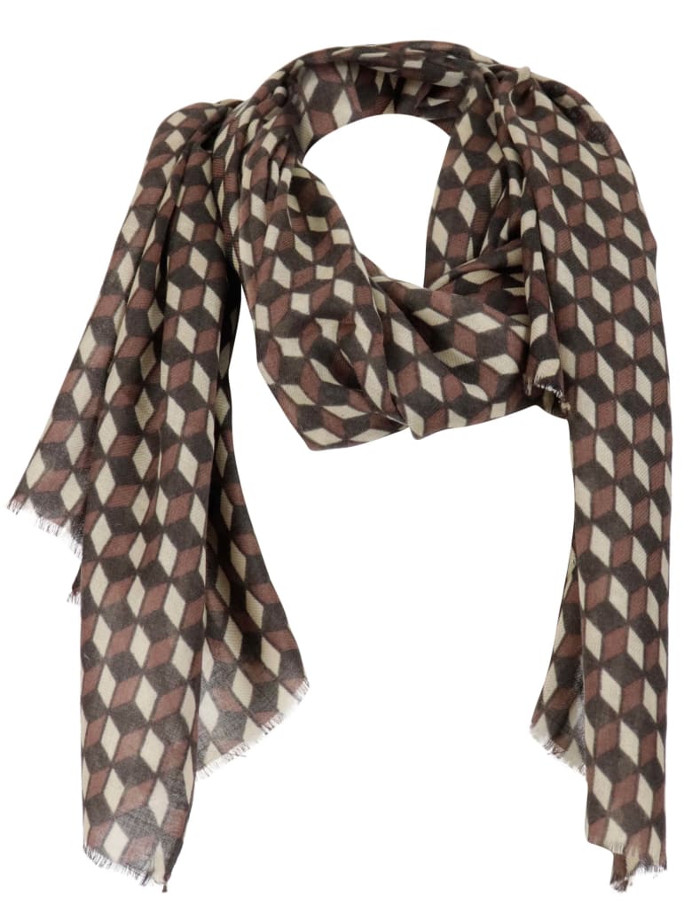 Malìparmi Wool Scarf - BEIGE