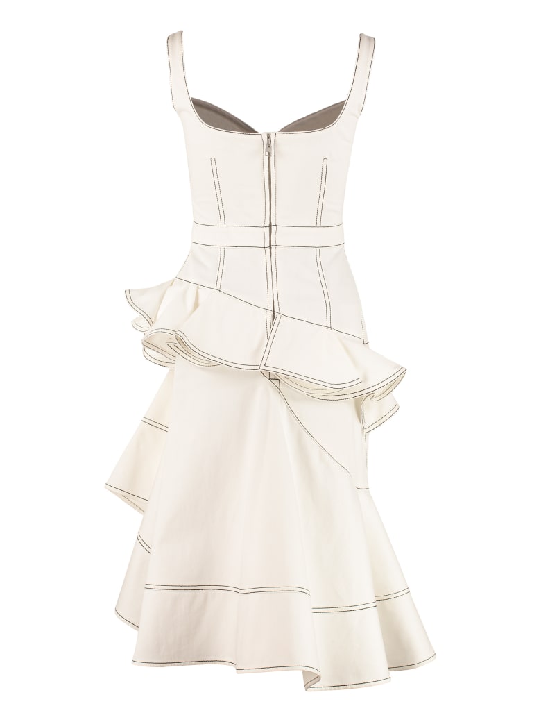 alexander mcqueen midi dress