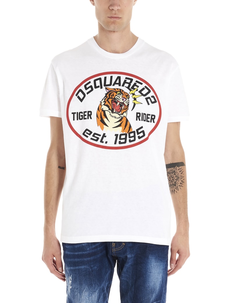 dsquared t shirt tiger