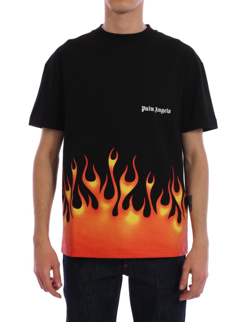t shirt flames